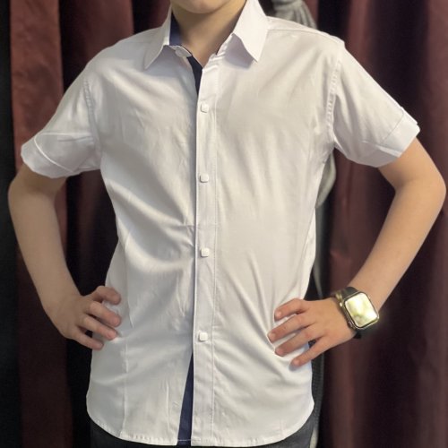 Рубашка Nik (6-11) 54760 white (лето) Nik 54760 white