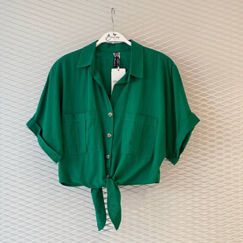 Рубашка New Season (S-L) 2765 green (лето) New Season 2765 green