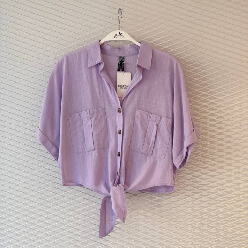 Рубашка New Season (S-L) 2766 lilac (лето) New Season 2766 lilac