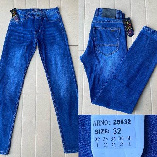 Джинсы God Baron (32-38) 8832 blue (деми) God Baron 8832 blue