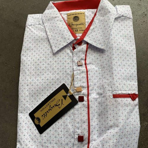 Рубашка Nik (11-16) 54848 white (деми) Nik 54848 white