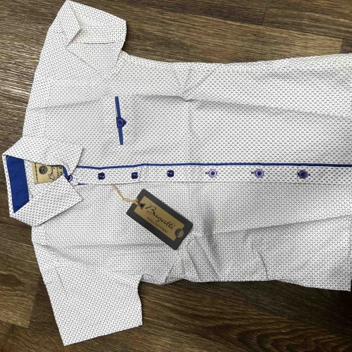 Рубашка Nik (4-7) 54851 white (лето) Nik 54851 white