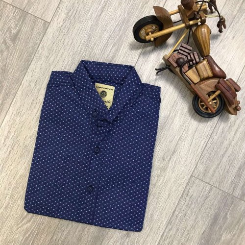 Рубашка Nik (7-12) 54855 navy (лето) Nik 54855 navy
