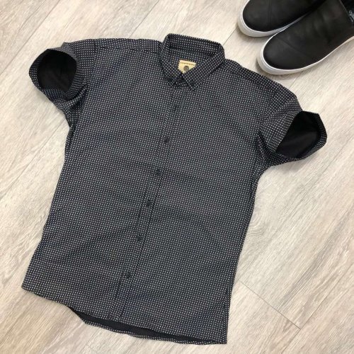 Рубашка Nik (11-16) 54865 black (лето) Nik 54865 black