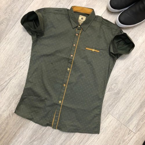 Рубашка Nik (11-16) 54871 khaki (лето) Nik 54871 khaki