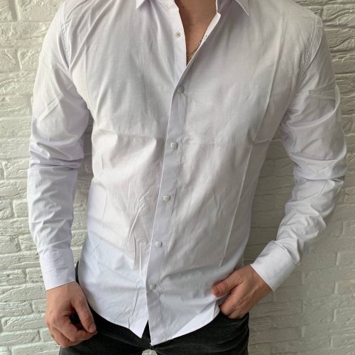 Рубашка Nik (S-2XL) 54914 white (деми) Nik 54914 white