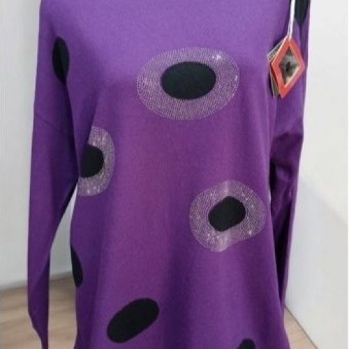 Свитер LeVisha (52-56) 24045 purple (деми) LeVisha 24045 purple