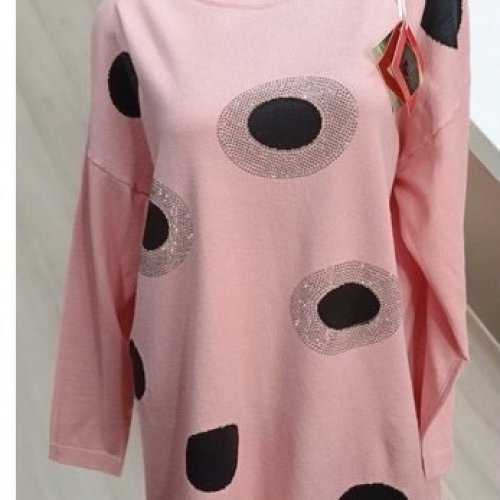 Свитер LeVisha (52-56) 24045 pink (деми) LeVisha 24045 pink