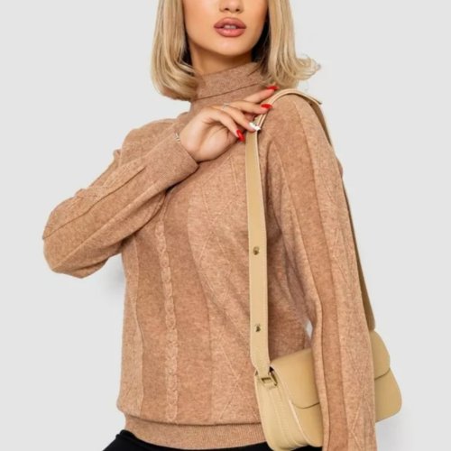 Свитер Seven Group (42-48) 1516 l.brown (деми) Seven Group 1516 l.brown