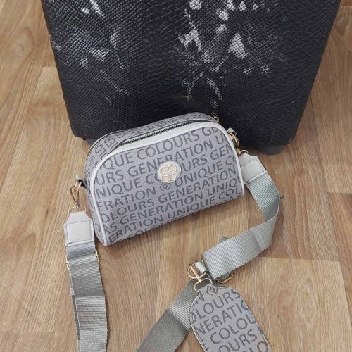 Сумка Best Bags (20*14*8) MS23 grey (деми) Best Bags MS23 grey