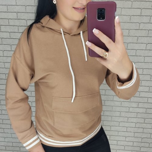 Худи Shipi (S-XL) 2949 beige (деми) Shipi 2949 beige