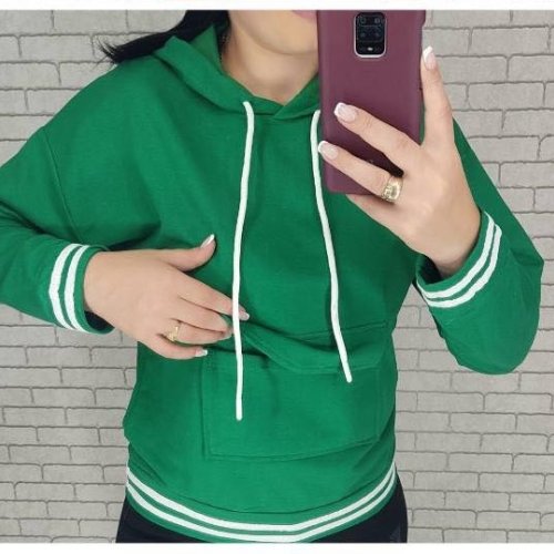 Худи Shipi (S-XL) 2949 green (деми) Shipi 2949 green