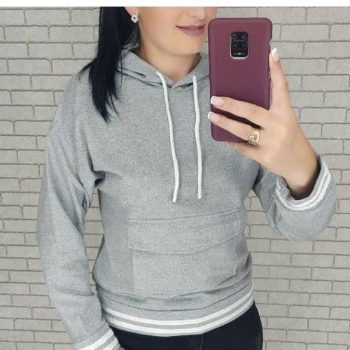 Худи Shipi (S-XL) 2949 grey (деми) Shipi 2949 grey