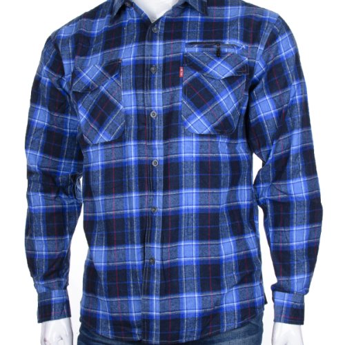 Рубашка Logaster (XL-5XL) A43-3-1 blue (деми) Logaster A43-3-1 blue