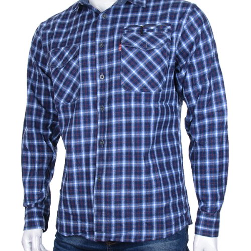 Рубашка Logaster (XL-5XL) A43-4-1 blue (деми) Logaster A43-4-1 blue