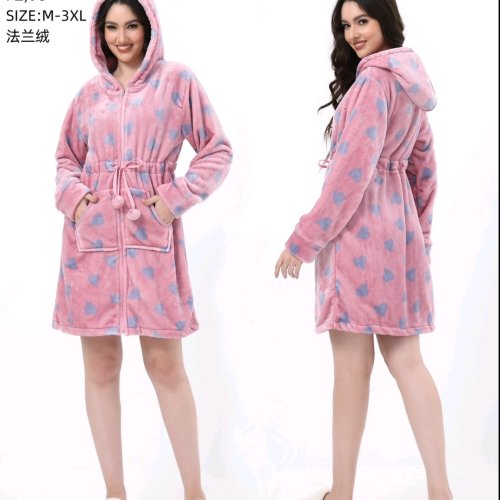 Халат Romeo life (46-54) 12607 pink (зима) Romeo life 12607 pink
