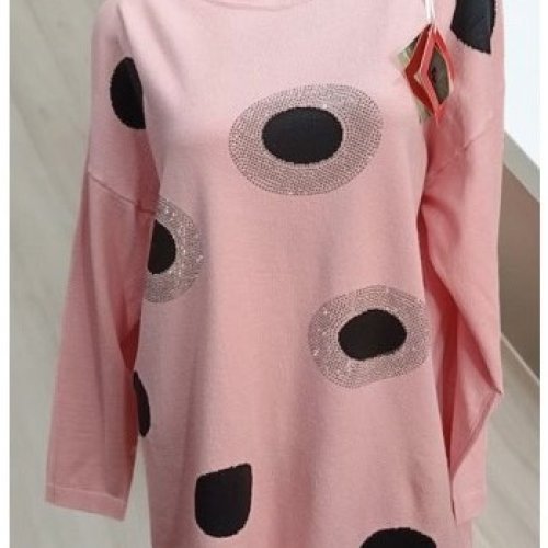Свитер Ekvato (56-60) 24045 pink (деми) Ekvato 24045 pink