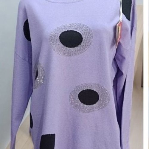 Свитер Ekvato (56-60) 24045 lilac (деми) Ekvato 24045 lilac