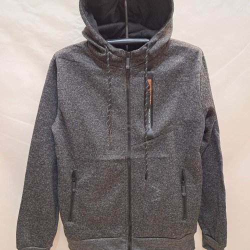 Кофта спорт Giang (M-3XL) 2351A d.grey (зима) Giang 2351A d.grey