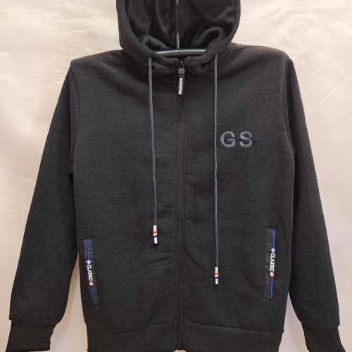 Кофта спорт Giang (M-3XL) A5239 black (зима) Giang A5239 black