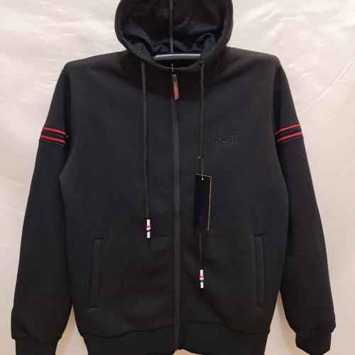 Кофта спорт Giang (M-3XL) A5251 black (зима) Giang A5251 black