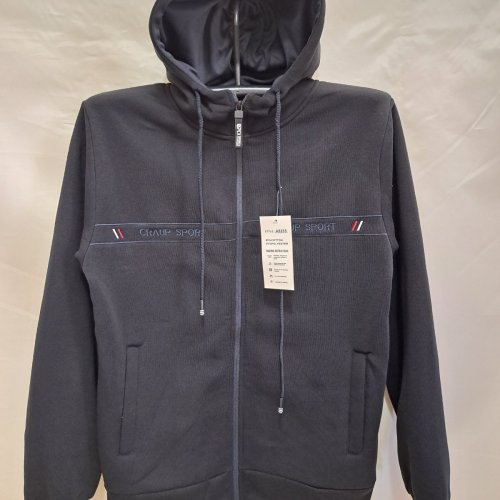 Кофта спорт Giang (M-3XL) A5255 navy (зима) Giang A5255 navy