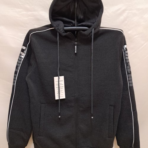 Кофта спорт Giang (M-3XL) A5256 d.grey (зима) Giang A5256 d.grey