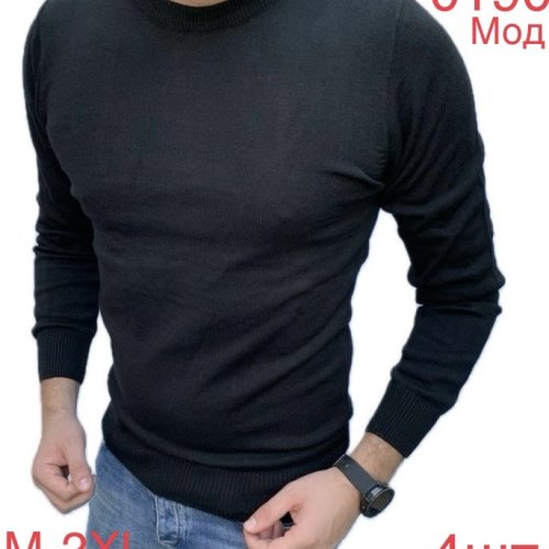 Свитер Надийка (M-2XL) 0190 black (деми) Надийка 0190 black