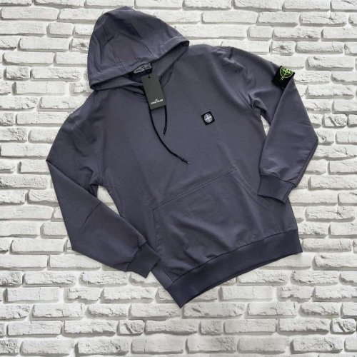 Худи Yulichka (M-3XL) H1777 blue (деми) Yulichka H1777 blue