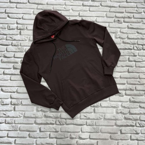 Худи Yulichka (M-3XL) H1777 brown (деми) Yulichka H1777 brown