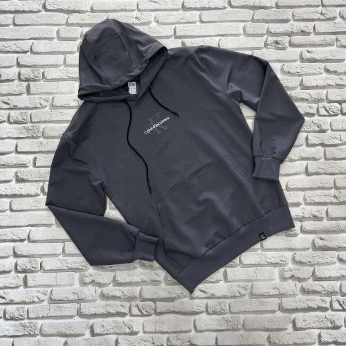 Худи Yulichka (M-3XL) H1777-2 blue (деми) Yulichka H1777-2 blue