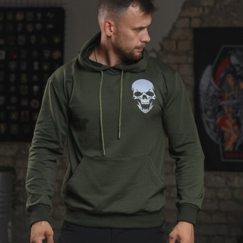 Худи Madoka (M-2XL) 421 khaki (деми) Madoka 421 khaki