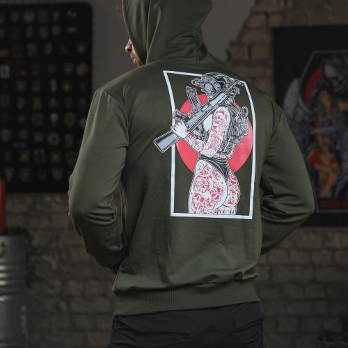 Худи Madoka (M-2XL) 421 khaki (деми) Madoka 421 khaki