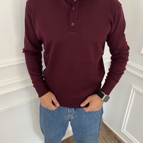 Свитер Nik (M-2XL) 55034 wine (деми) Nik 55034 wine