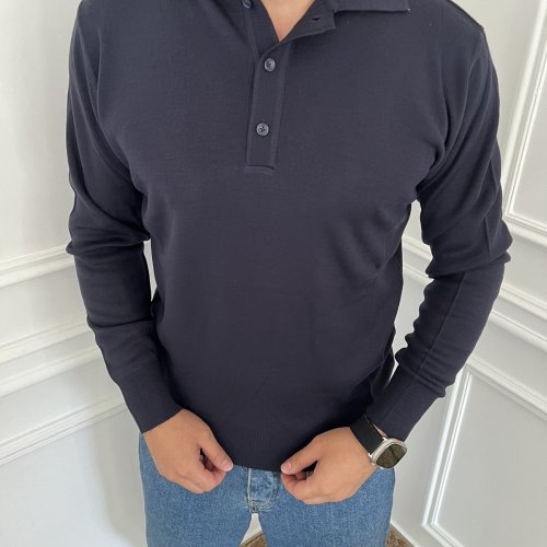 Свитер Nik (M-2XL) 55036 navy (деми) Nik 55036 navy