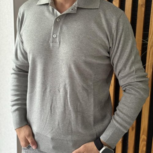 Свитер Nik (M-2XL) 55038 l.grey (деми) Nik 55038 l.grey