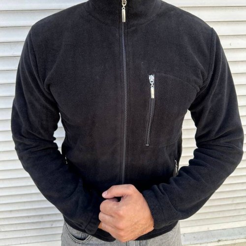 Кофта Nik (M-3XL) 55065 black (деми) Nik 55065 black