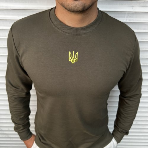 Свитер Nik (M-3XL) 55068 khaki (деми) Nik 55068 khaki