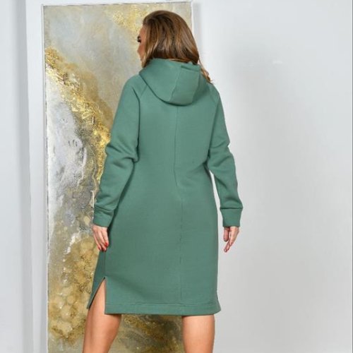 Платье Iren Veles (52-58) 4072 green (зима) Iren Veles 4072 green