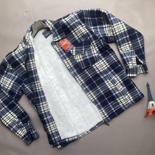 Рубашка Verton (M-4XL) 198 navy (зима) Verton 198 navy