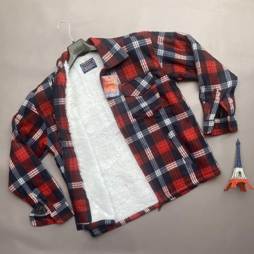 Рубашка Verton (M-4XL) 209 red (зима) Verton 209 red
