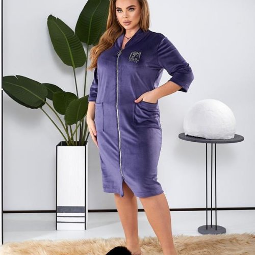 Халат Romeo life (50-64) 1020 lilac (деми) Romeo life 1020 lilac