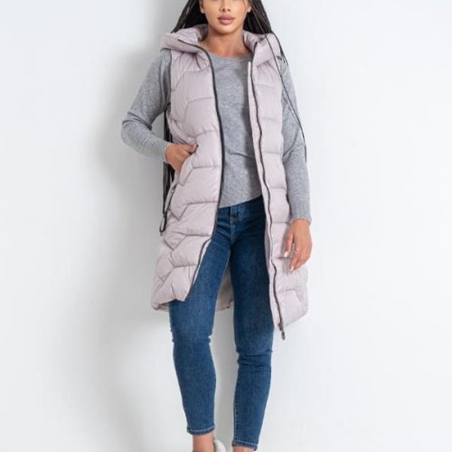 Жилетка Sport style (L-3XL) 2302 l.grey (деми) Sport style 2302 l.grey