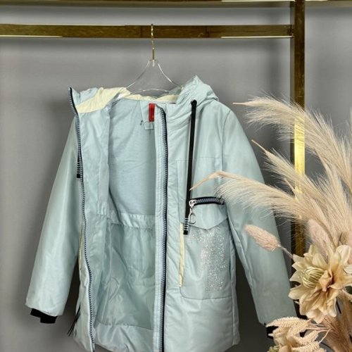 Куртка Delfinka (128-152) 217 l.blue (деми) Delfinka 217 l.blue