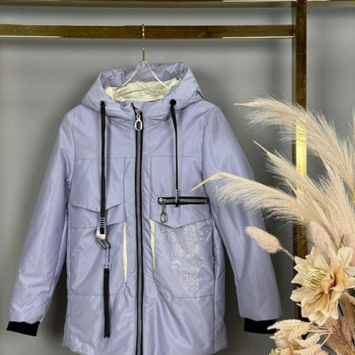 Куртка Delfinka (128-152) 217 lilac (деми) Delfinka 217 lilac