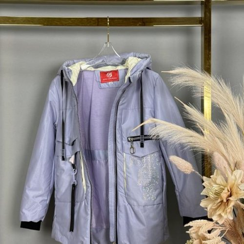 Куртка Delfinka (128-152) 217 lilac (деми) Delfinka 217 lilac