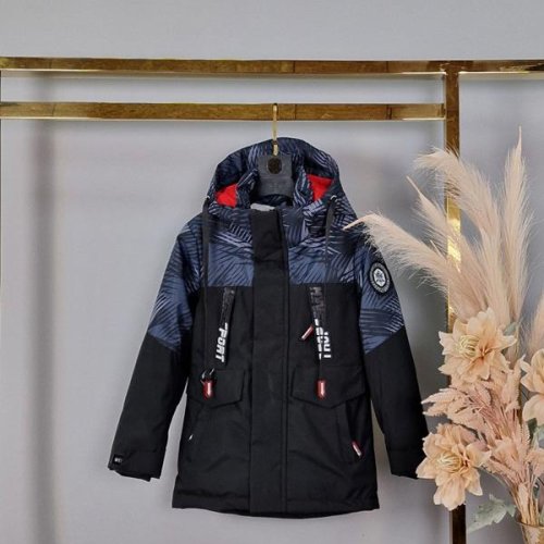 Куртка Delfinka (104-128) A802 black (деми) Delfinka A802 black