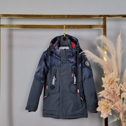 Куртка Delfinka (104-128) A802 grey (деми) Delfinka A802 grey