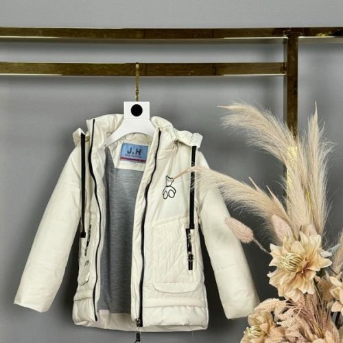 Куртка Delfinka (92-116) BD109 white (деми) Delfinka BD109 white