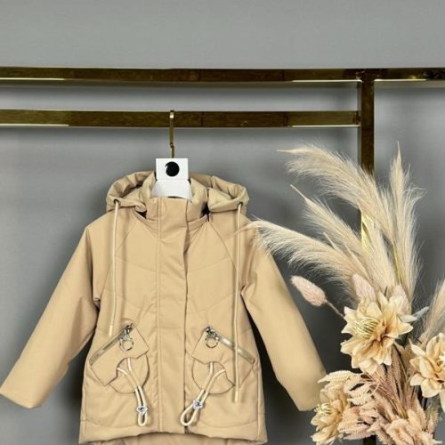 Куртка Delfinka (80-104) M703 d.beige (деми) Delfinka M703 d.beige